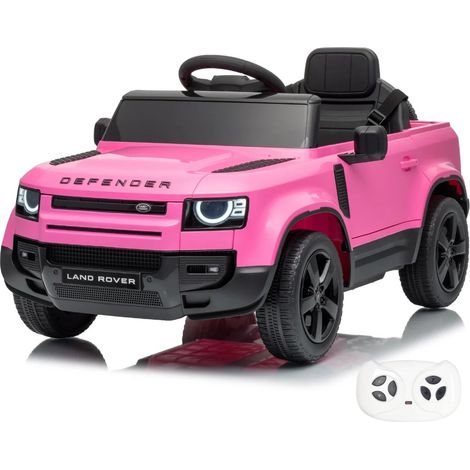 Land Rover Defender 90 Coche Eléctrico para Niños 12V 1 a 5 años - Vehículo a Batería con Mando a Distancia, Ruedas de EVA & Cinturón de Seguridad de 3 puntos - Vehículo para Niños con Reproductor de (1/5)