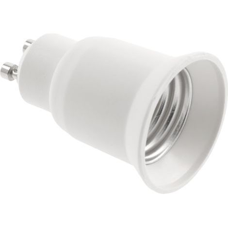 Adaptateur de douille GU10 vers E27 pour ampoule LED halogène et basse consommation 240 V 60 Hz (1/4)