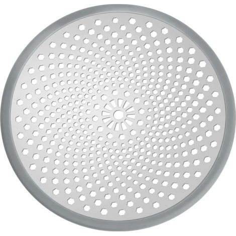 Filtre à cheveux en acier inoxydable argenté, 1 pièce, antirouille, anti-obstruction, facile à nettoyer, pour salle de bain, cuisine, baignoire (1/5)
