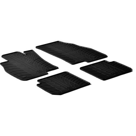 Set tappeti su misura in gomma - compatibile per  Alfa Romeo Mito (09/0804/19)
