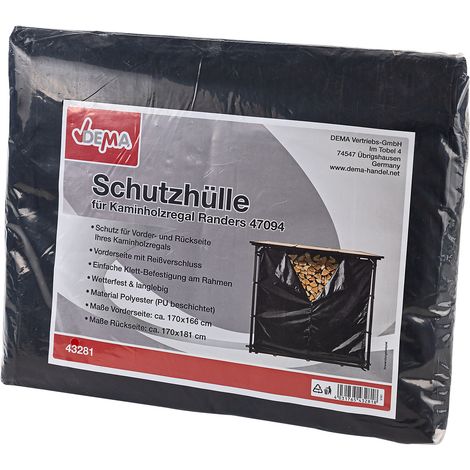 Schutzhülle Wetterschutz Abdeckplane für Kaminholzregal Randers 47094 (1/3)