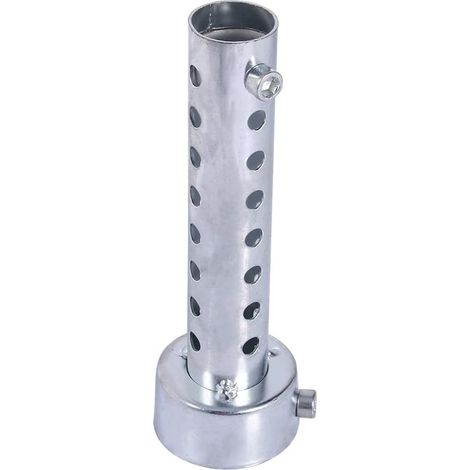 Kaelt - Silencieux de moto, tuyau d'échappement de moto universel, insert de déflecteur de silencieux pour tuyau d'échappement 35mm/42mm/45mm argent (45mm) (1/5)