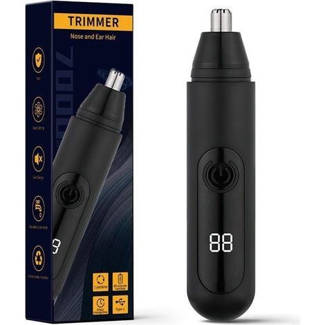 Tagliapeli per naso e orecchie, tagliapeli elettrico per naso da 5W, funzionamento silenzioso (50dB) (1/5)