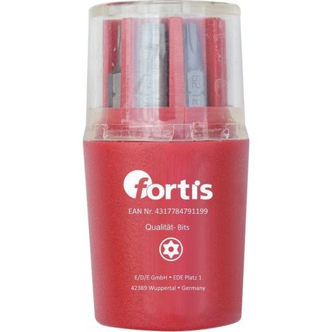 Juego puntas 7 unidades TORX FORTIS