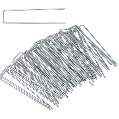 Piquets Ancrage au sol Ancrage au sol 150x30 mm Piquets de tente Lot de 100 (1/4)