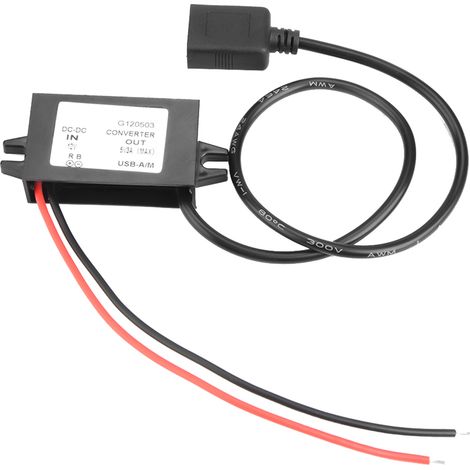 DC-DC 12V to 5V 3A USB Buck Converter Step Down Power Supply Module