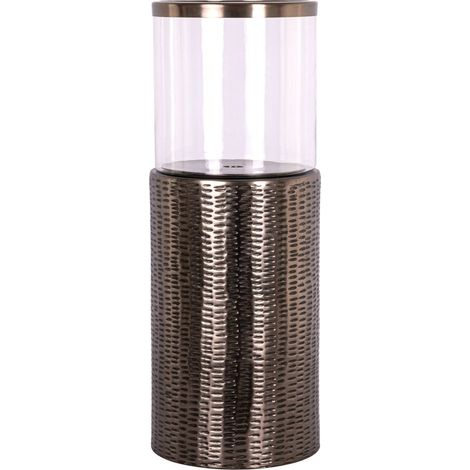 Photophore Faylen bronze en verre - bronze et verre transparent (1/4)