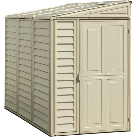 Gartenhaus aus PVC SideMate 4 x 8 Zoll Duramax Classic, 122 x 241 x 188 cm, von Ezooza (1/5)