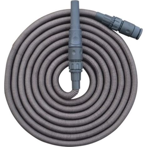 Conjunto de Manguera Extensible Retráctil de 5 a 15 m - Taupe