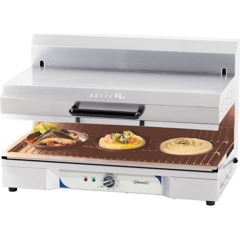 Salamandre à quartz avec plafond mobile 800 - L 800 x P 515 x H 530 mm - 3 600 W / 230 V - Casselin (1/2)