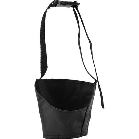 Muselière Pour Chien - Nylon Respirant Réglable - Anti Aboiement Et Morsure - Dressage Extérieur - Taille 7 Noir (1/5)