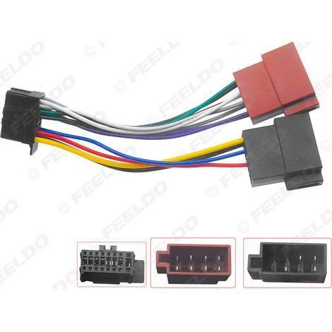 Compatible avec le câble de conversion Pioneer vers ISO, le câble d'alimentation, le faisceau de câblage audio CD pour voiture et le câble de connexion.
