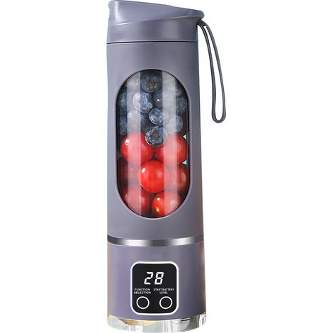 Portable Juicer Small Usb Rechargeable Fruit Juicer Student Home Multi-Function Juicer Cup, Green, Easy To Clean (1/5)