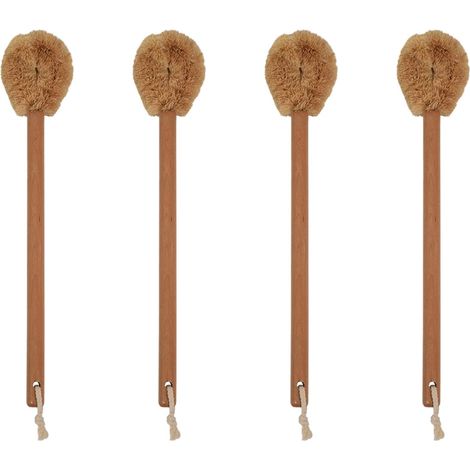 brush with updated modern version natural coconut fiber