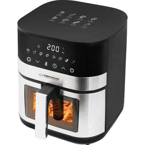 Freidora de aire de 5 litros con ventana 8 programas cocina sin aceite 230737550 (1/5)