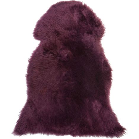 Pelle di pecora in colore viola 65 x 110 cm Uluru (1/5)