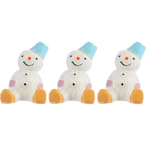 Lot de 3 éléments de Noël, organisateur de câble d'alimentation sans trace, pendentif crochet, décoration de Noël bonhomme de neige (1/5)
