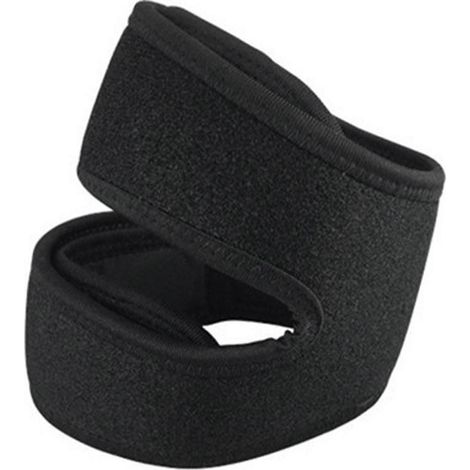 Kniebandage zur Behandlung der Patellarsehne mit Stoßdämpfung, Kompression und verstellbarem Riemen für Sportarten wie Basketball, Fußball und Radfahren (1/5)