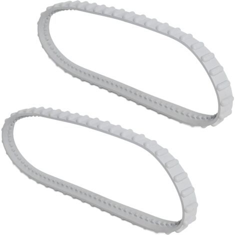 Poweka RCX23002 Courroies D'entraînement Exactes en Caoutchouc Compatible avec Hayward Aquavac Tiger Shark Plus QC SharkVac Nettoyeur de Piscine (2PCS) (1/5)