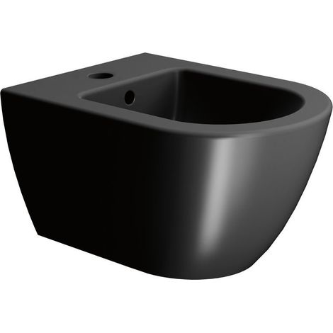 Bidet suspendu PURA 36x50cm, noir mat (1/2)
