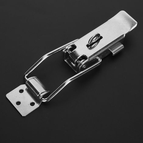 Loquet de verrouillage à moraillon, quincaillerie de fermeture mécanique, accessoire en métal, acier inoxydable, L (1/5)