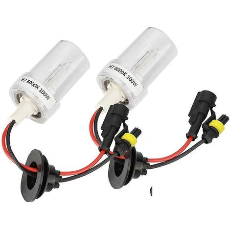 Ampoules de phares au xénon haute performance 100 W H7 6000 K pour remplacer celles des phares de voiture