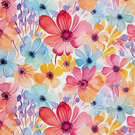 Tela decorativa para exteriores Oxford - Flores - DX2494 (1/5)