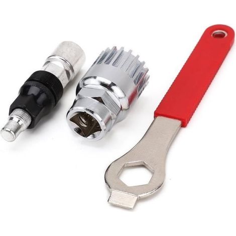 Un extracteur de manivelle de velo + outil de reparation + clef de pedalier