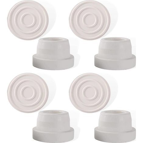 Lot de 4 butoirs en caoutchouc pour échelle de piscine, adaptés aux tubes de 4,8 cm de diamètre intérieur, bouchons pour échelle de piscine creusée, accessoires de protection pour revêtement de piscin (1/4)
