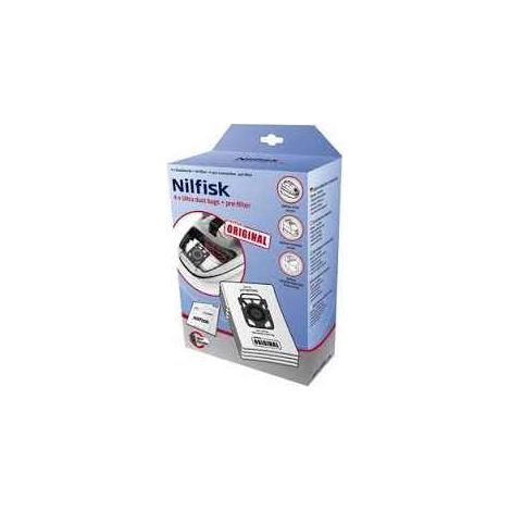 Scatola di 4 sacchetti igiene + pre filtri EXTREME/KING originali - Aspirapolvere - NILFISK - 1557163216568126886