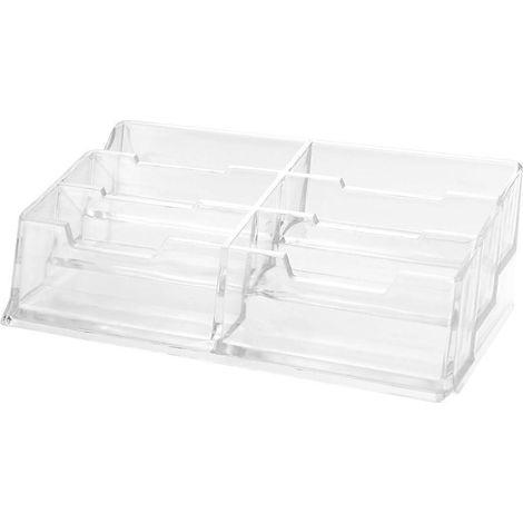 Porte-documents en acrylique pour fournitures scolaires et de bureau (six emplacements) (1/4)