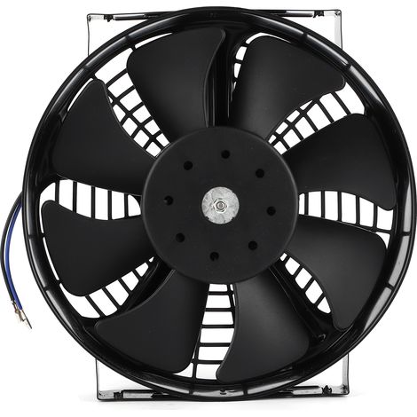 Schlanker elektrischer Kühlerlüfter 12V 10in Universal Motorkühlerlüfter Elektrischer Kühler Klimaanlage DC 12V 80W 2400RPM für Auto LKW.