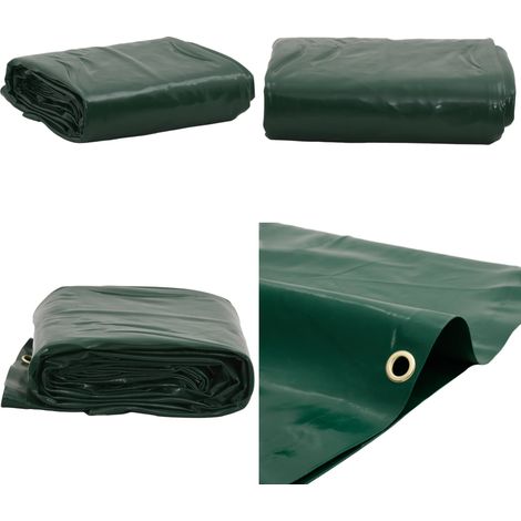 Bâche vert 5x5 m 650 g/m² - Couverture Imperméable - Bâche Verte - Bâche De Protection - Bâche Extérieure - Bâche Pour Voiture - Home & Living (1/5)