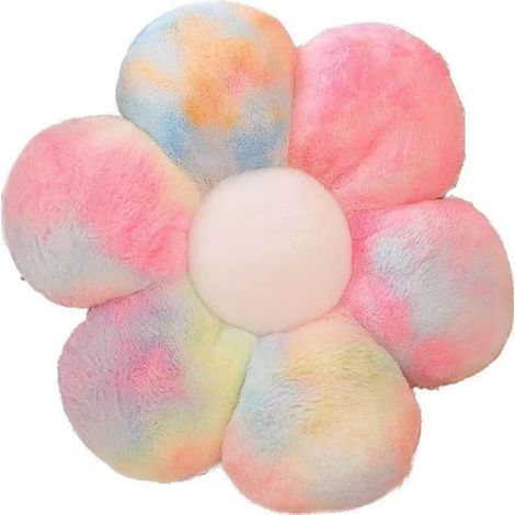 Coussin en peluche à fleurs, doux et confortable, coloré, pour la maison, le canapé, cadeau d'anniversaire (1/4)