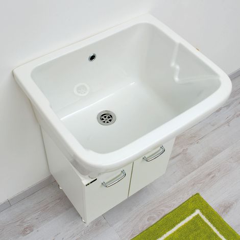 Vasca lavatoio 60x50 Lipari in ceramica (Solo CERAMICA)