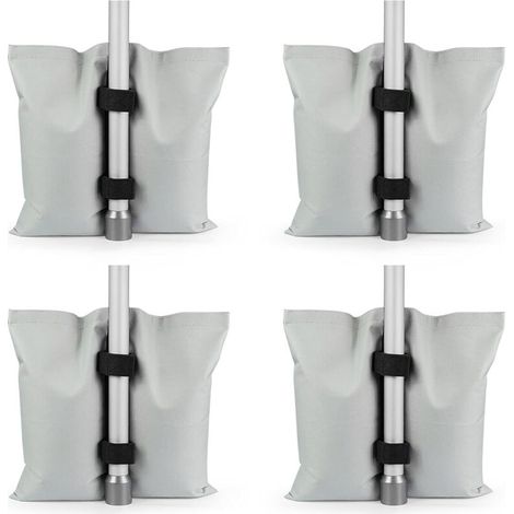 Lot de 4 Poids Lourd pour Gazebo et Parasol, Idéal pour Fixer les Tentes et Parasols sur Plage ou Patio, Qualité Industrielle