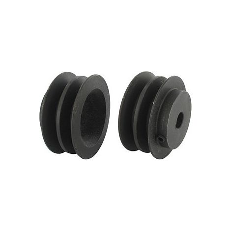 Poulie Double Adaptable Pour Scag Modèles 36'', 48'', 60'' Et 72'' - H: 25,4mm, ø: Ext: 82,55mm, ø Int: 15,87mm. Remplace Origin (1/2)