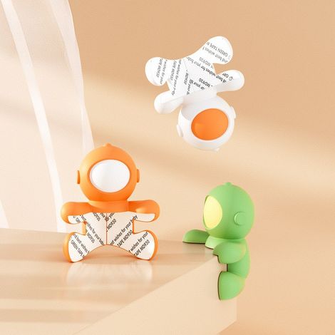 Protezioni angolari Kosmonaut, 4 pezzi - protezione per bordi e angoli del tavolo per bambini Protezioni angolari Kosmonaut, 4 pezzi - protezione per bordi e angoli del tavolo per bambini (arancione) (1/5)