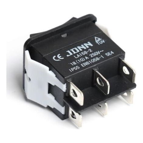 JDNN Micro LA158-2 10A 250V Waterproof Electrical Control Switch Assembly (1/4)
