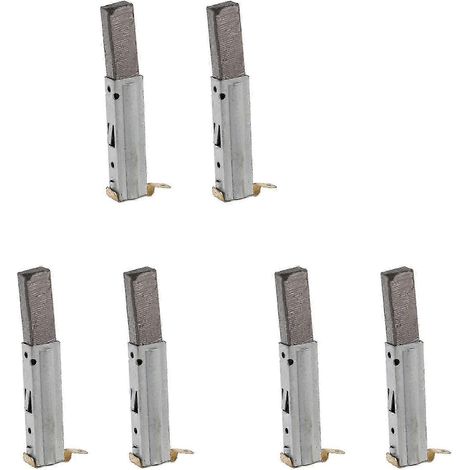 Lot de 6 balais de charbon universels pour moteur d'aspirateur industriel Baiyun (1/4)