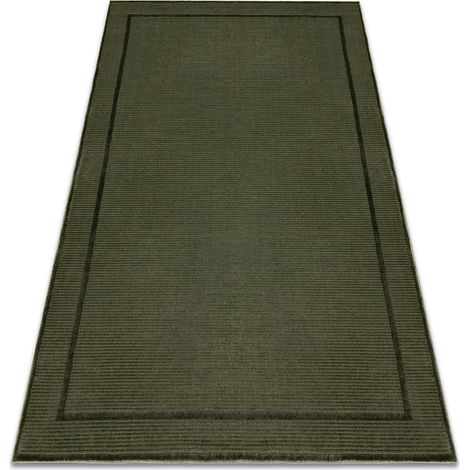 Teppich AURA J2659A grün - Rahmen, Linien, strukturell, modern green 120x170 cm (1/5)
