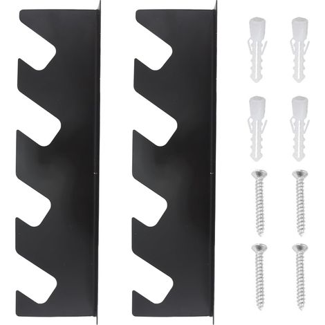 Support mural pour outils de jardin - Pelle, râteau, balai - Crochet en fer robuste pour outils de garage et de jardin (1/5)