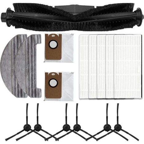 Rouleau Brosse Latérale Filtre HEPA Chiffon Sac À Poussière Accessoires Remplacement Pour Aspirateur Robot (1/4)