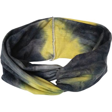 Headband - 3.5 x 9.4 Pouces - Élastique Réversible Respirant - Pour Yoga Course Randonnée - Femme Adulte et Adolescent - Lot de 1 (1/5)