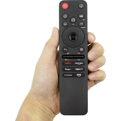 Télécommande de remplacement MR25GA AKB76046603 Voice Magic pour téléviseur intelligent LG OLED C5 QNED85A UA7700 avec Rakuten TV 2025 (1/5)