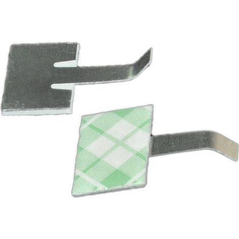Clip serre-câbles adhésif en Aluminium ( Prix pour Sachet de 100 )