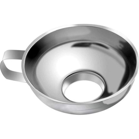 Entonnoir à large ouverture en acier inoxydable pour conserves, ustensiles de cuisine, gadgets, entonnoir avec poignée pour confiture (1/5)