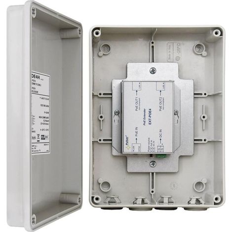 Extensor PoE Pulsar EXT-POE4H carcasa hermética IP56 200m