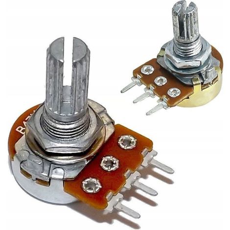Potenziometro rotativo lineare B10K 10K Ohm L=15mm 1pz
