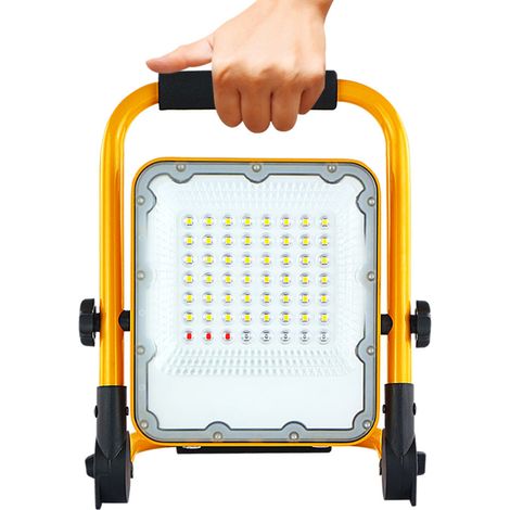 Projecteur portable LED 50W Rechargeable 6000K - Digilamp (1/4)